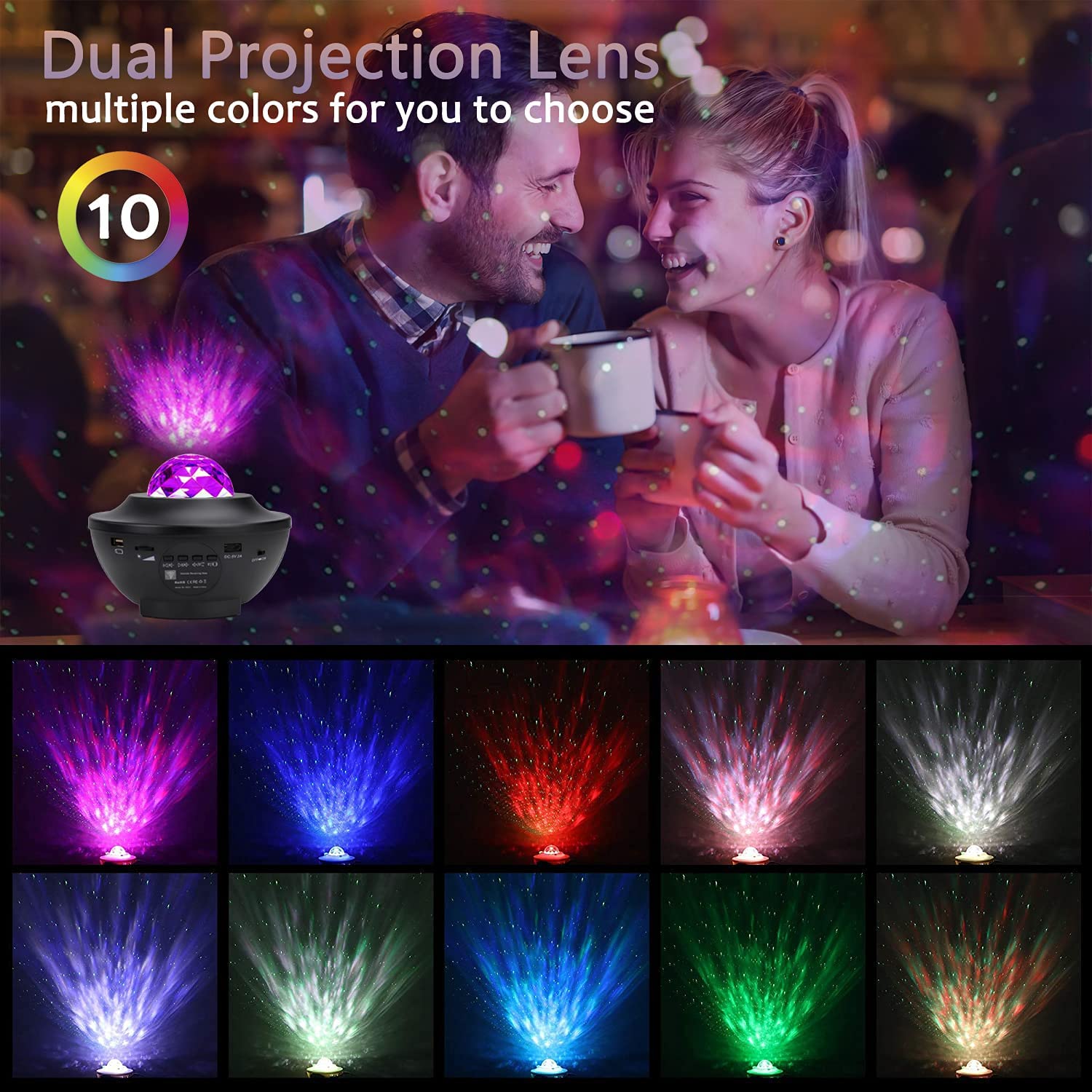 Galaxy Night™ Projector 2.0 UFO Edition
